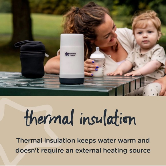 Tommee Tippee Portable Thermal Bottle and Food Warmer Travel on the Go - Picture 3 of 12